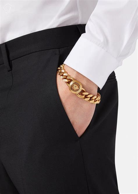 versace earing men|men versace bracelet.